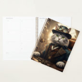 Chat et chien steampunk (Devant avec enveloppe)