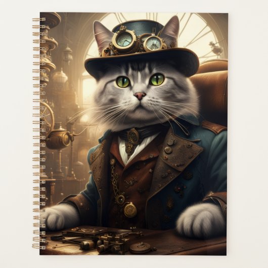 Chat et chien steampunk (Devant)