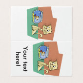 Chat et cuvette de poisson (Outside Unfolded)