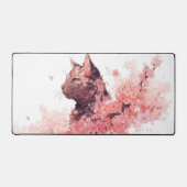 chat et fleurs (Recto)