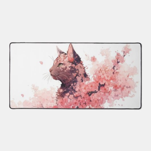 chat et fleurs (Recto)