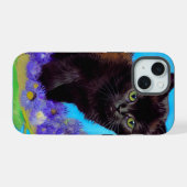 Chat et fleurs de Van Gogh (Verso Horizontal)