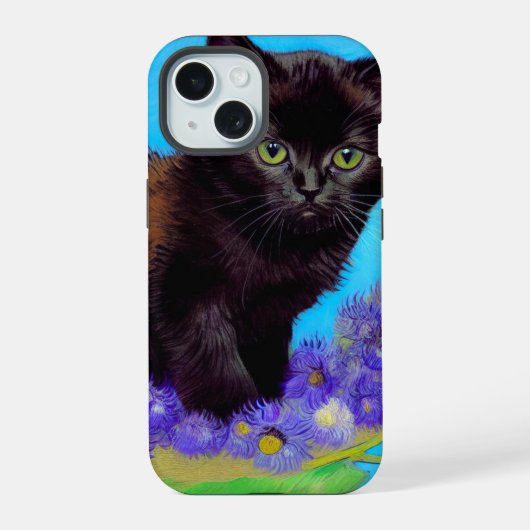 Chat et fleurs de Van Gogh (Verso)