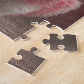 Chat et lapin de fille rose - Puzzle mignon (Côté)