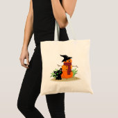 Chat et le Sac fourre-tout Pumpkinman (Devant (produit))