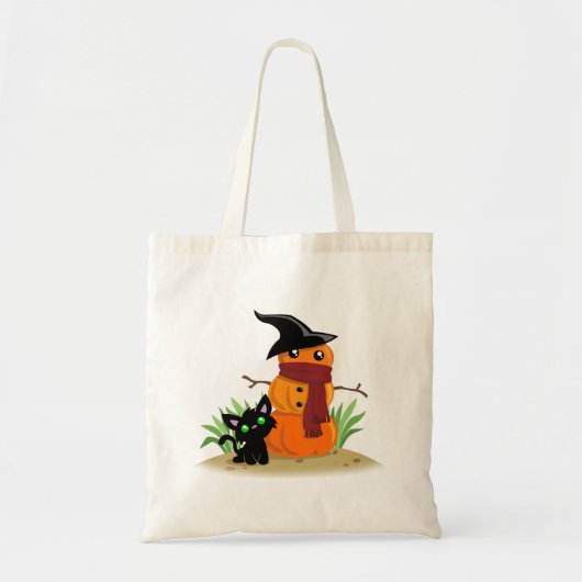 Chat et le Sac fourre-tout Pumpkinman (Devant)