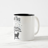 Chat et livre Lover Mug (Devant droit)