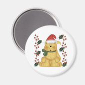Chat Et Magnet De Noël Holly (Recto/Verso)