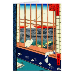 Chat et mont Fuji 1857