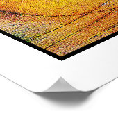 Chat et oiseau - Poster d'art Abstrait Imprimer (Coin)