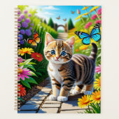 Chat et papillons (Devant)