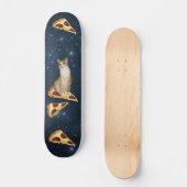 CHAT ET PIZZA DANS LES PLANCHES À ROULETTES DE L'E (Recto)