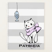 Chat et poisson blanc testé (Devant)