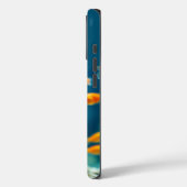 Chat et poisson iPhone 16 Pro Coque (Verso / Gauche)