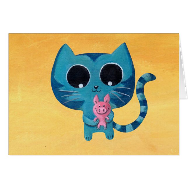 Chat et porc mignons de Kitty (Devant horizontal)