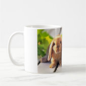 Chat et tasse de meilleurs amis de lapin (Gauche)