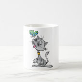 Chat Et Une Mug Papillon