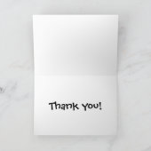 Chat étiré gris sur Merci jaune (Intérieur)