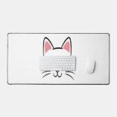 Chat Face Whiskers Imprimer L'Amour Halloween (Clavier et souris)
