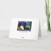 CHAT FAIRY AVEC CARTE DE PERSONNALISER DE CUPCAKE  (Dos)