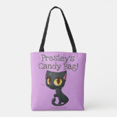 Chat fait sur commande de chaton de sac de des (Dos)