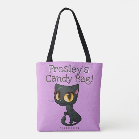 Chat fait sur commande de chaton de sac de des (Dos)