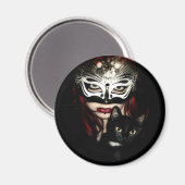 CHAT FEMME MAGNET (Recto/Verso)