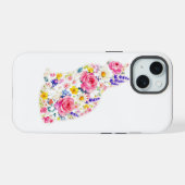 Chat & Fleurs iphon  (Verso Horizontal)