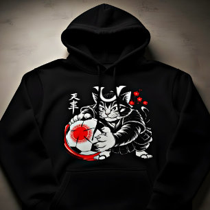 Chat Footballeur Sweat à Capuche pour Femme - Uniq