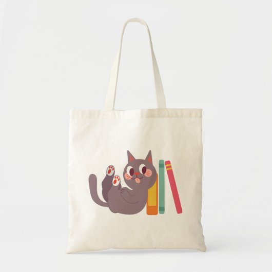 Chat Funny Avec Sacs fourre-tout De Conception De (Devant)