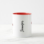 Chat Funny personnalisé Mug de Noël (Centre)