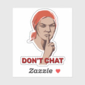 Chat geen Sticker (Vel)