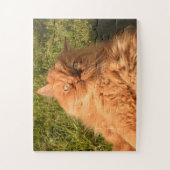 CHAT GINGER PERSIAN JIGSAW PUZZLE (Vertical)