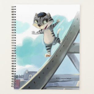 Chat Glisse Tour Eiffel – Planificateur Hebdomadai