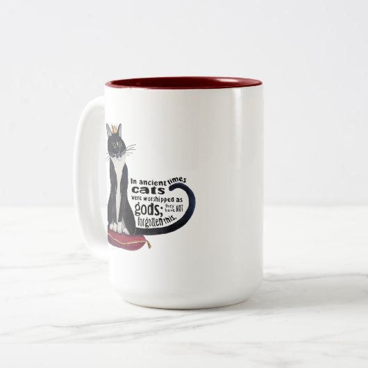 Chat God Two Tone Mug (Devant gauche)