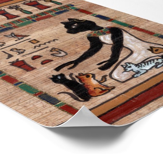 Chat Goddess Bast avec son Poster Kittens (Coin)
