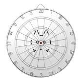Chat GPT Dartboard Dartbord (Voorkant)