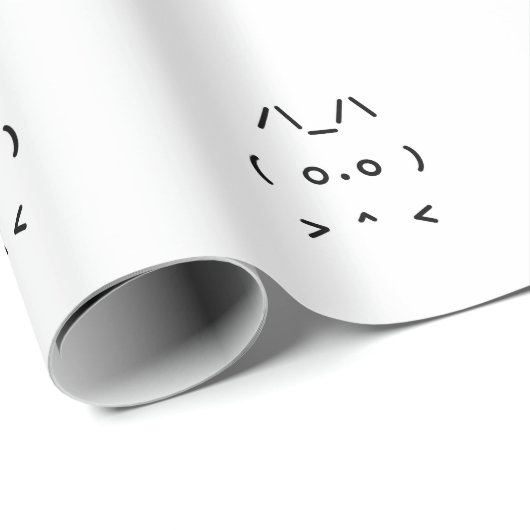 Chat GPT Tech-Savvy Wrapping Paper White Cadeaupapier (Rol Hoek)