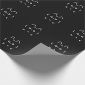 Chat GPT Tech-Savvy Wrapping Paper zwart Cadeaupapier (Hoek)