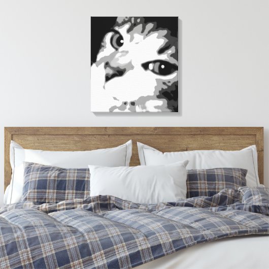 Chat graphique sur toile (Insitu(Chambre))
