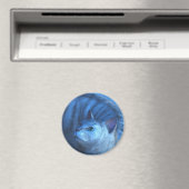 Chat Gris 4 Magnet (In Situ (Lave-vaisselle))