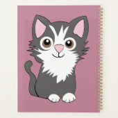 Chat gris et blanc (Dos)