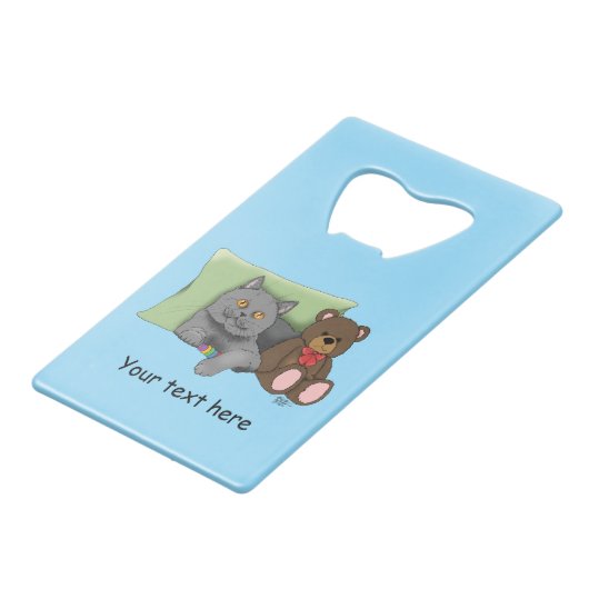 Chat gris ours en peluche (Devant Angle)