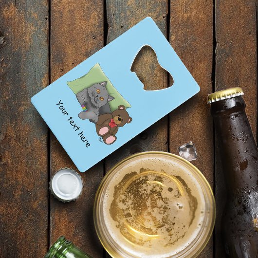 Chat gris ours en peluche