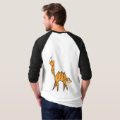 Chat Gris, T-shirt Homme (Dos entier)