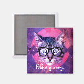 Chat Groovy Magnet (Recto/Verso)