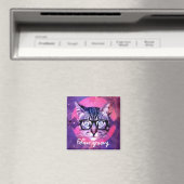 Chat Groovy Magnet (In Situ (Lave-vaisselle))