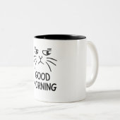 Chat Grumpy Good Morning Mug (Devant droit)