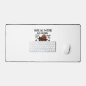 Chat Grumpy Halloween T-shirt classique (Clavier et souris)