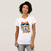 Chat Grumpy Pas aujourd'hui Humain Drôle T-shirt c (Devant entier)